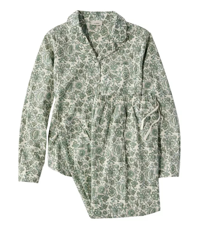 Bean's Poplin Pajama Set Women's Regular