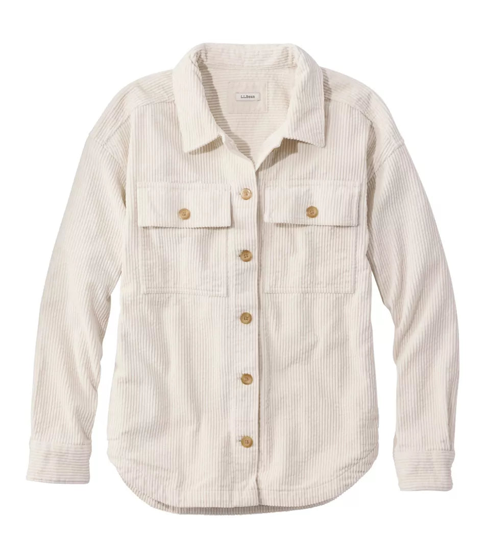 Comfort Corduroy Big Shirt Women's Regular