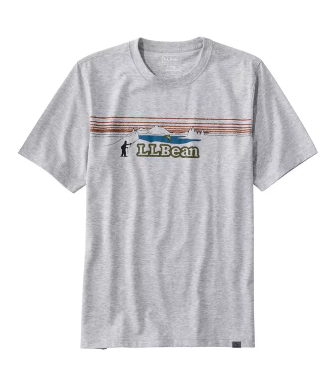Fishing Graphic Tee Shirt Short Sleeve Men's