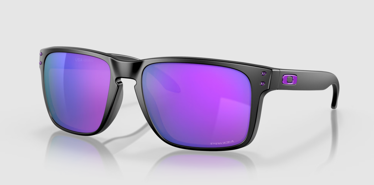 Holbrook XL Matte Black Prizm Violet