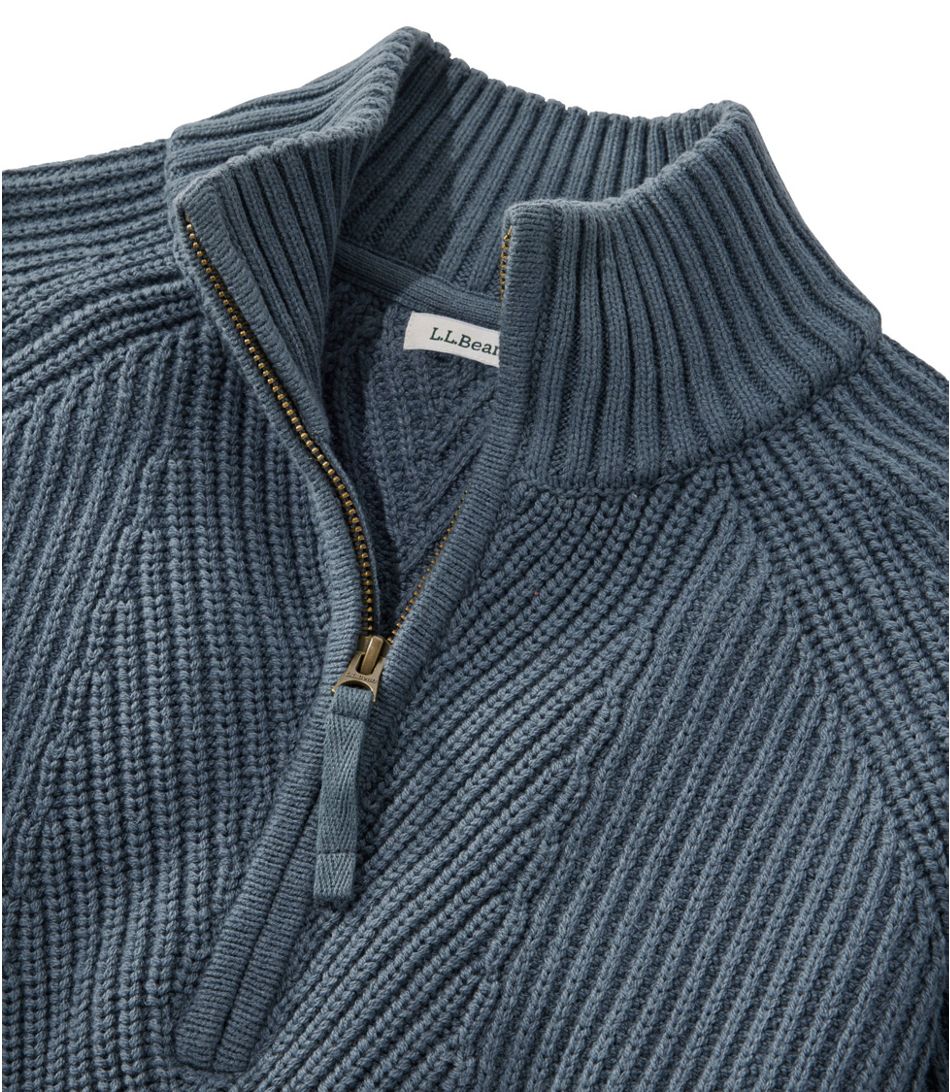 Mariner Rib Mixed Quart Zip