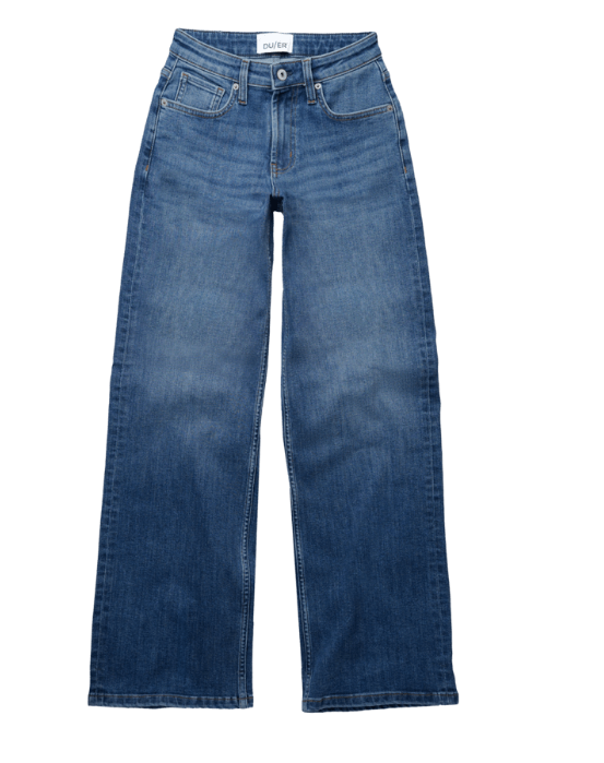 Performance Denim+ Mid Rise Loose Straight