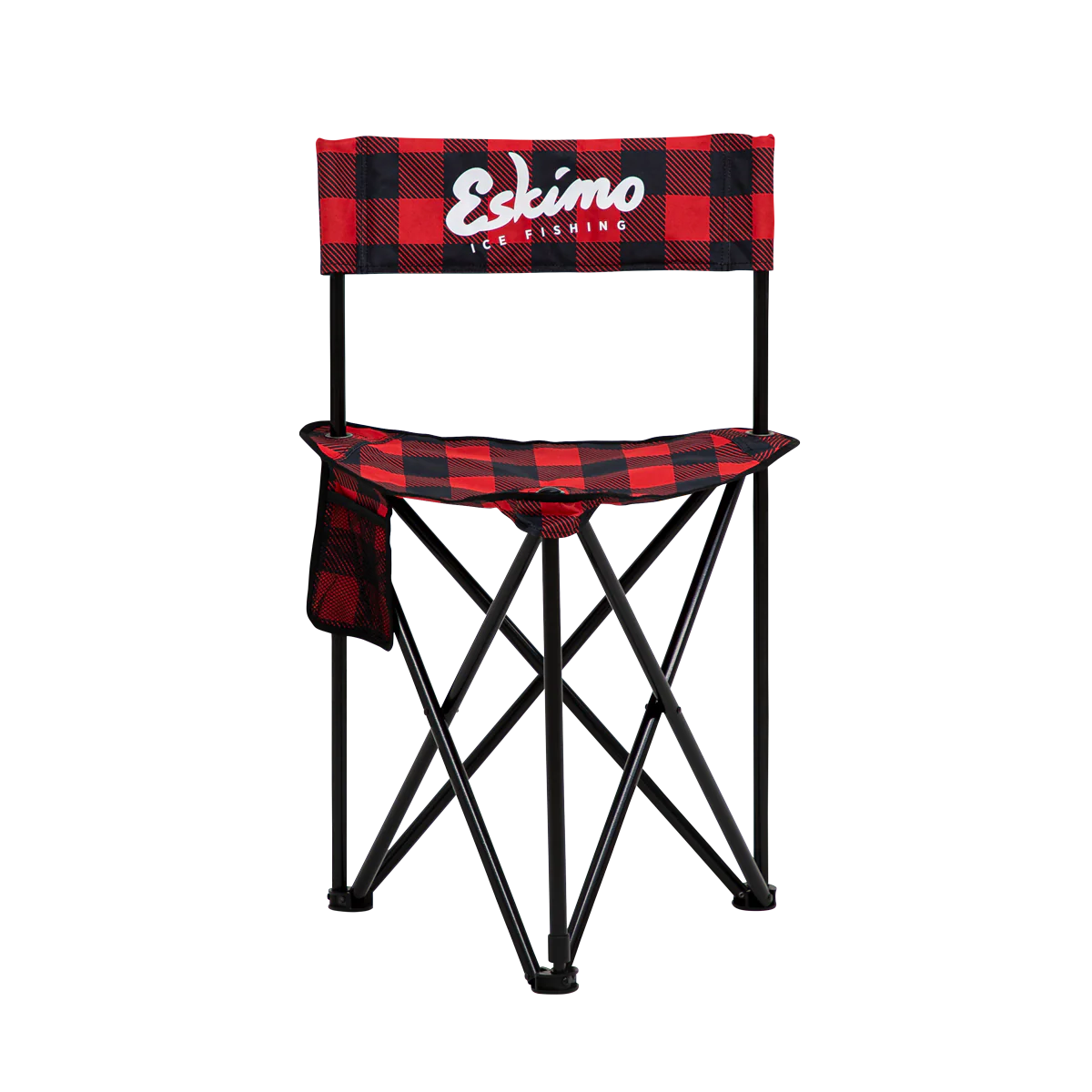 Plaid Folding Ice Chair XL