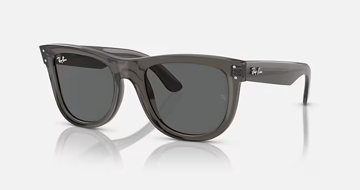 RB2140 Wayfarer 6707GR53 Transparent Dark Grey W/ Dark Grey 50-22