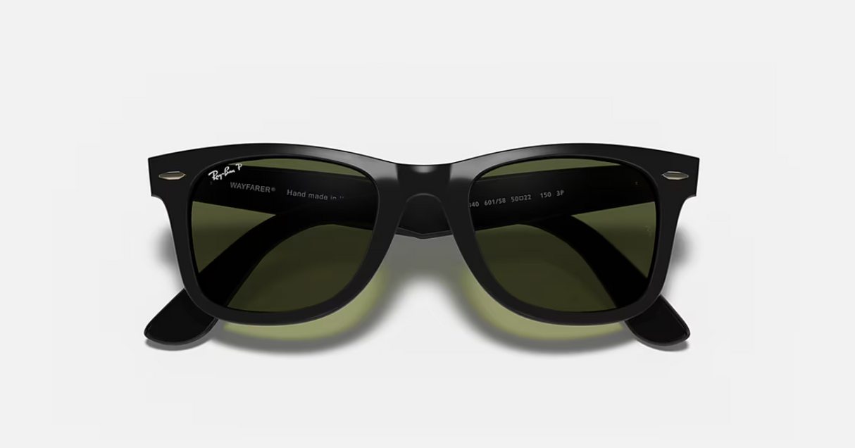 RB4340 Wayfarer Black w/ G-15 Green