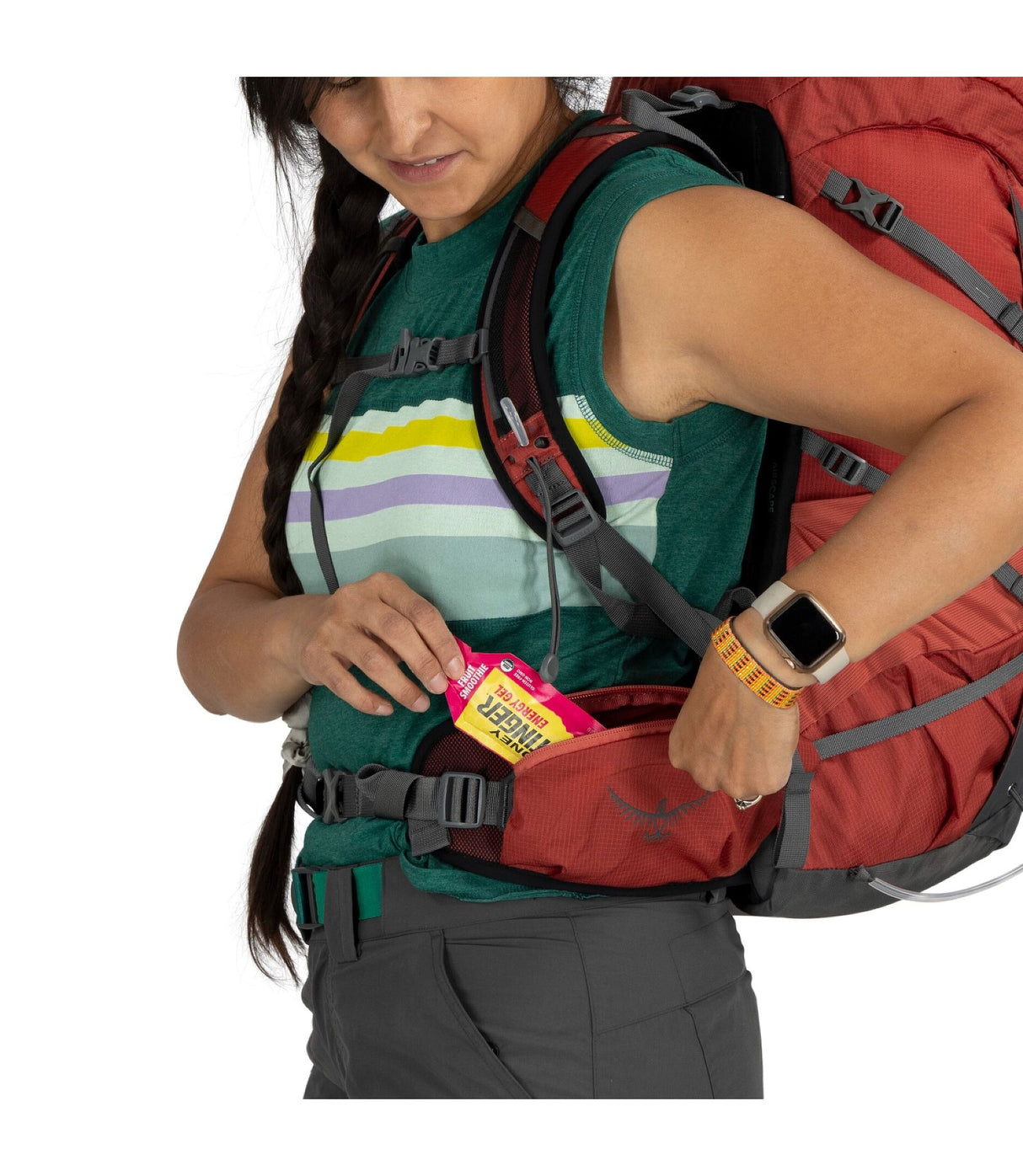 Tempest 33 Red Pampas Coal Grey OS