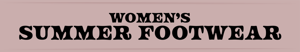 Women's Summer Footwear