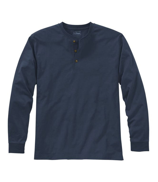 Carefree Unshrinkable Tee Long-Sleeve Henley Men's Regular