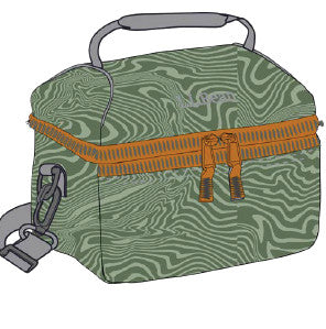 L.L.Bean Flip Top Lunch Box III Print