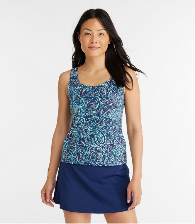 BeanSport Scoopneck Tankini Top Print Women's Regular