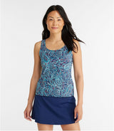 BeanSport Scoopneck Tankini Top Print Women's Regular