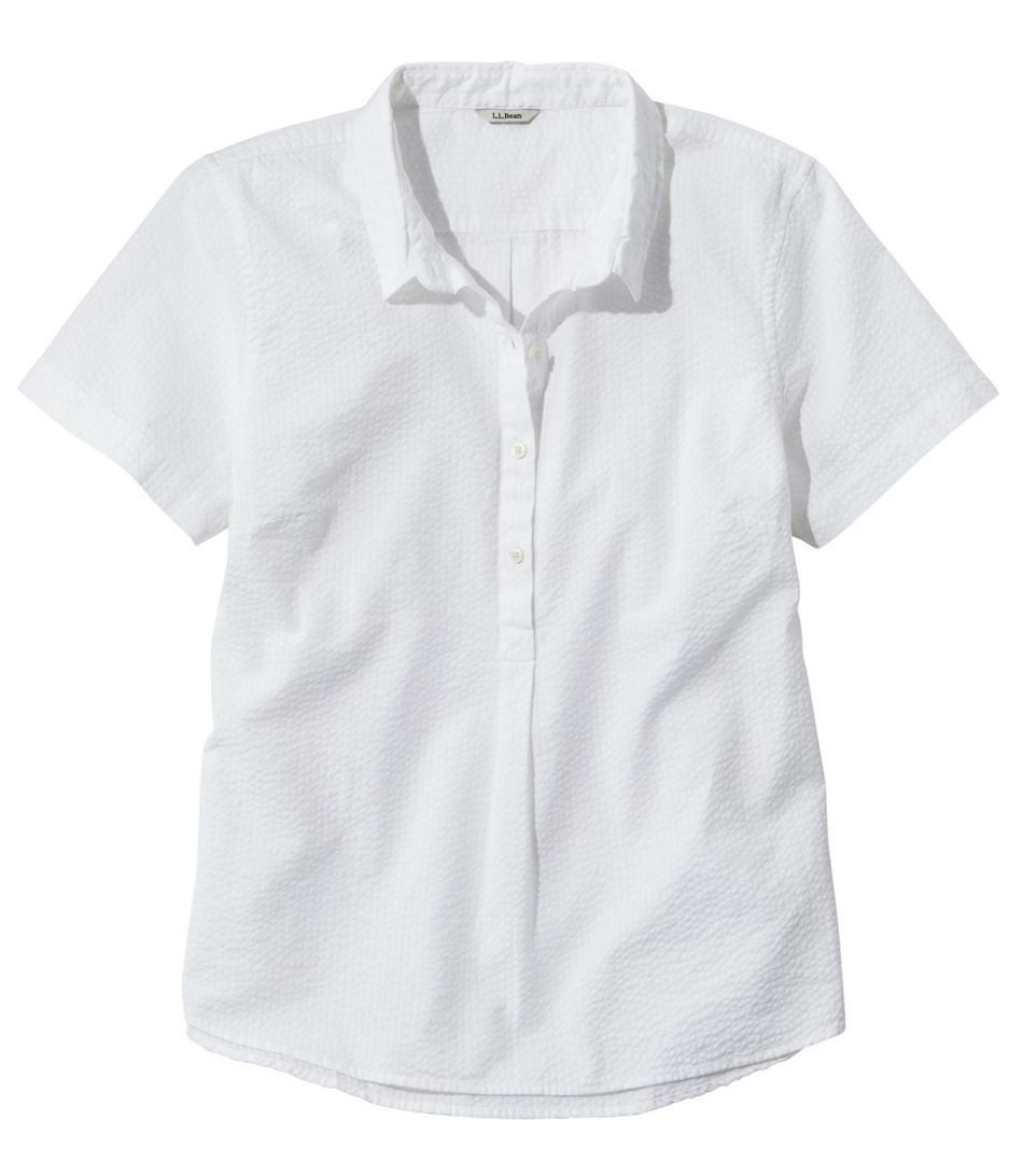 Vacationland Seersucker Popover Stripe Women's Regular