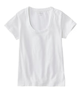 Soft Stretch Supima Tee Scoopneck Short Sleeve Women's Regular