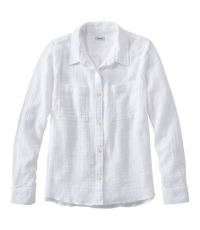 Cloud Gauze Shirt Long Sleeve Women's Regular