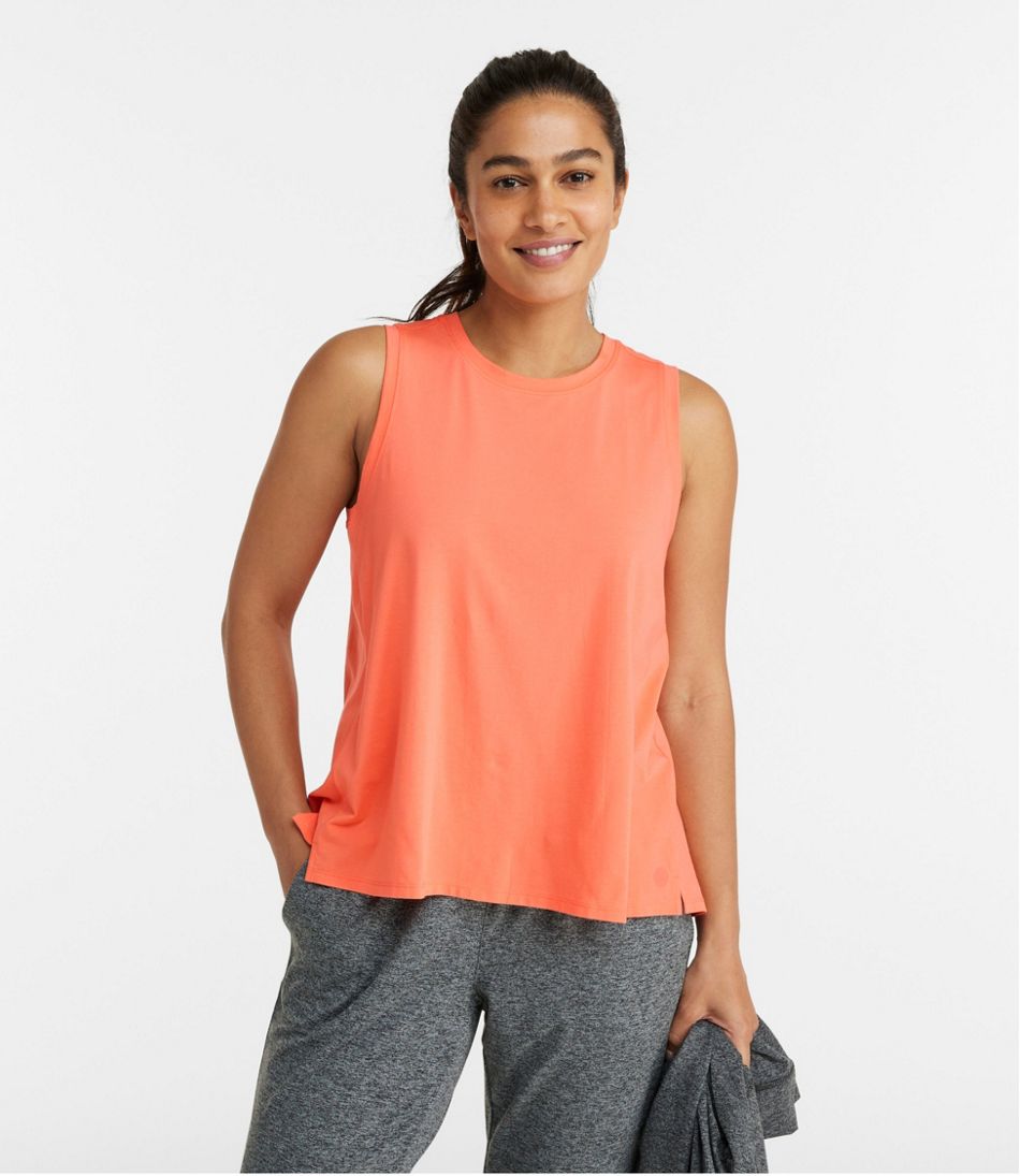 Beyond Soft Pleat-Back Tank Women's Regular