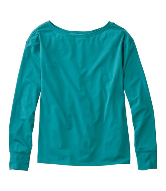 Beyond Soft Pleat-Back Long Sleeve Women's Regular