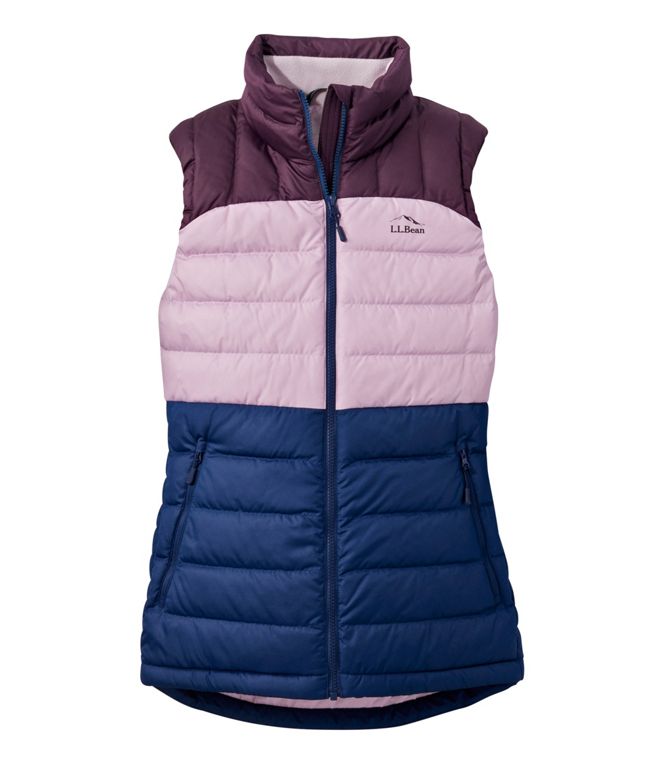 Bean's Down Vest Colorblock Women's Regular