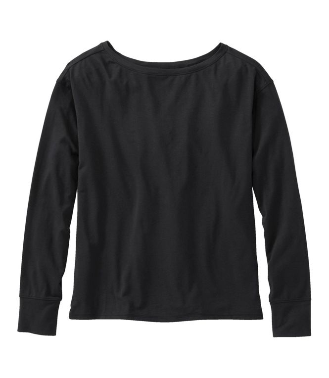 Beyond Soft Pleat-Back Long Sleeve Women's Regular