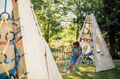 Rambler Rope Bridge - The Ultimate Portable Backyard Play Structure for Kids