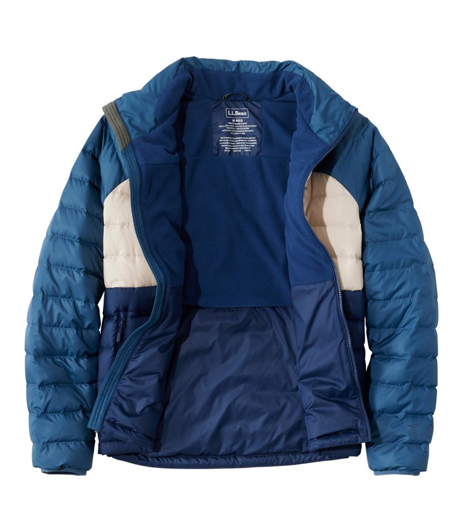 Bean's Down Jacket Colorblock Men's Regular