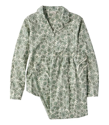 Bean's Poplin Pajama Set Women's Regular