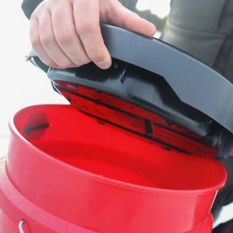 Bucket Seat/Lid with Storage
