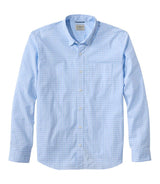 Comfort Stretch Performance Shirt Long Sleeve Slightly Fitted Plaid Men's Regular