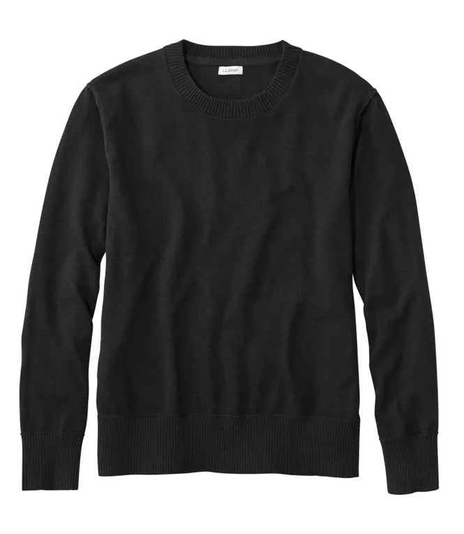 Cotton/Cashmere Crewneck Sweater Women's Regular