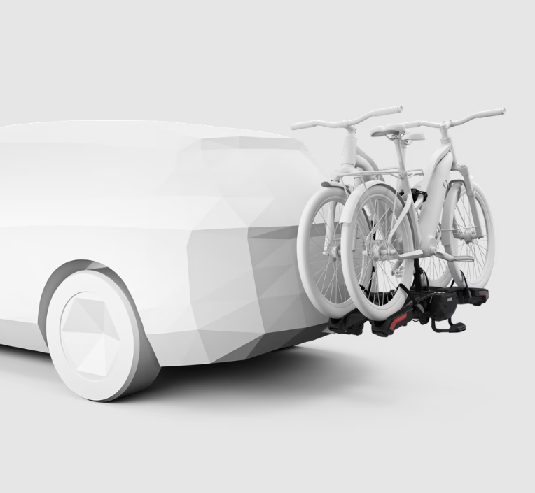 Epos 2-bike platform hitch bike rack black/aluminum