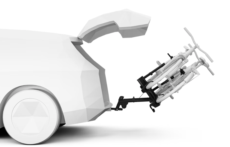 Epos 2-bike platform hitch bike rack black/aluminum