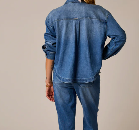 Flora Denim Shacket