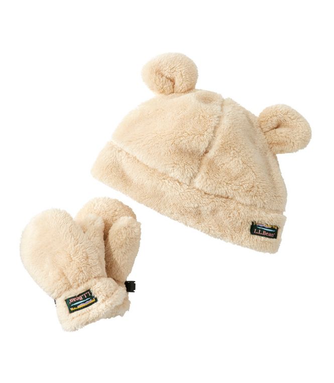Hi-Pile Ear Hat/Mitten Set Toddlers'
