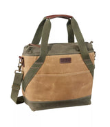 Insulated Waxed-Canvas Tote - Medium