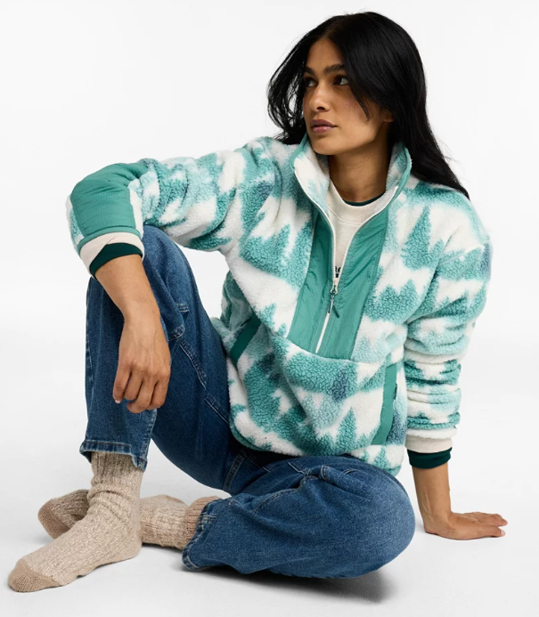 Mountainside Fleece 1/2 Zip Pullover Print Women's Regular