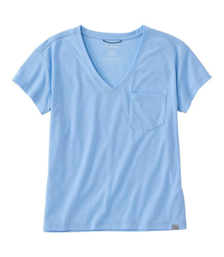 Mountainside V-Neck Pocket Tee Short Sleeve Women's Regular