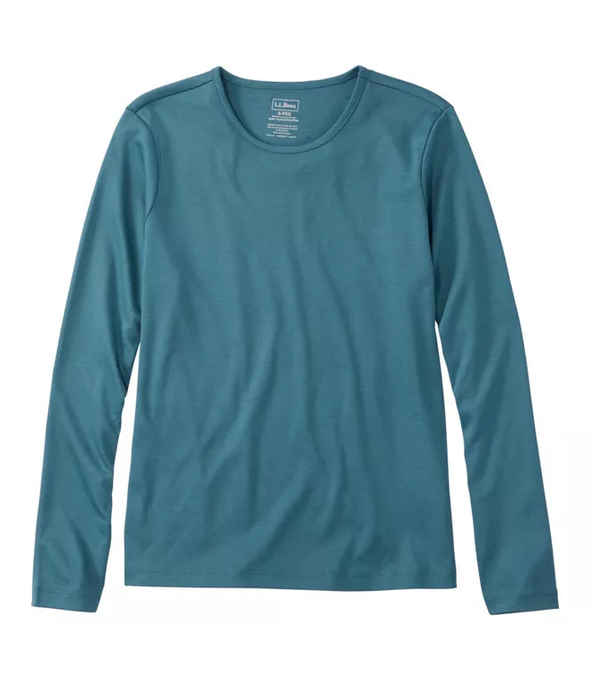 Pima Crewneck Long-Sleeve Women's Regular