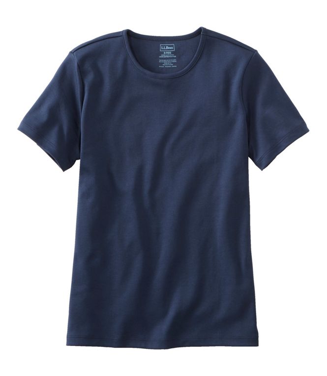 Pima Crewneck Short-Sleeve Women's Regular