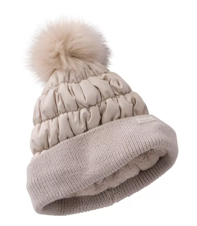 Puffer Pom Hat Women's