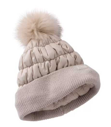 Puffer Pom Hat Women's