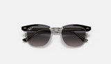 RB2298 Hawkeye 1294/M3 Black on Transparent /Polarized Grey Gradient 52-21