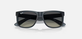 RB4165 Justin Classic 681311 Polished Rubber Blue w/ Gradient Grey 55