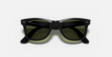 RB4340 Wayfarer Ease 601/58 Polished Black w/ G-15 Green 50-22