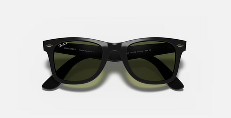 RB4340 Wayfarer Ease 601/58 Polished Black w/ G-15 Green 50-22