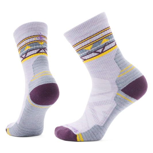 Women's Hike Light Cushion Zig Zag Valley Mid Crew Socks