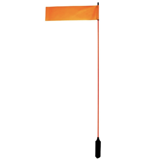 VISIFlag, 52in tall mast with flag, Mighty Mount / GearTrac ready