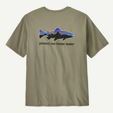 M's Home Water Trout Organic T-Shirt