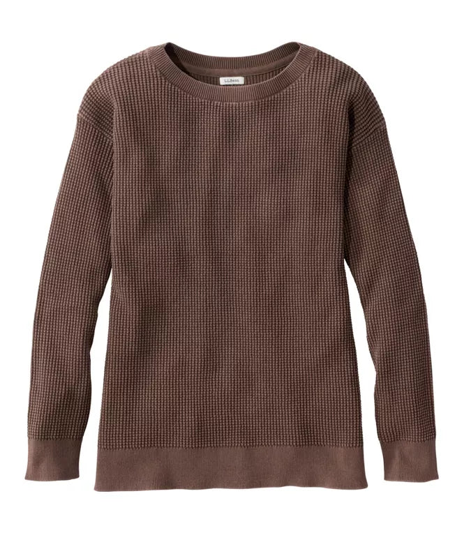Sunwashed Waffle Pullover Sweater Women's Regular