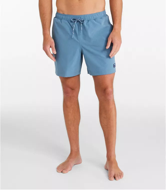 Vacationland Stretch Swim Trunk 6" Solid Men's Regular