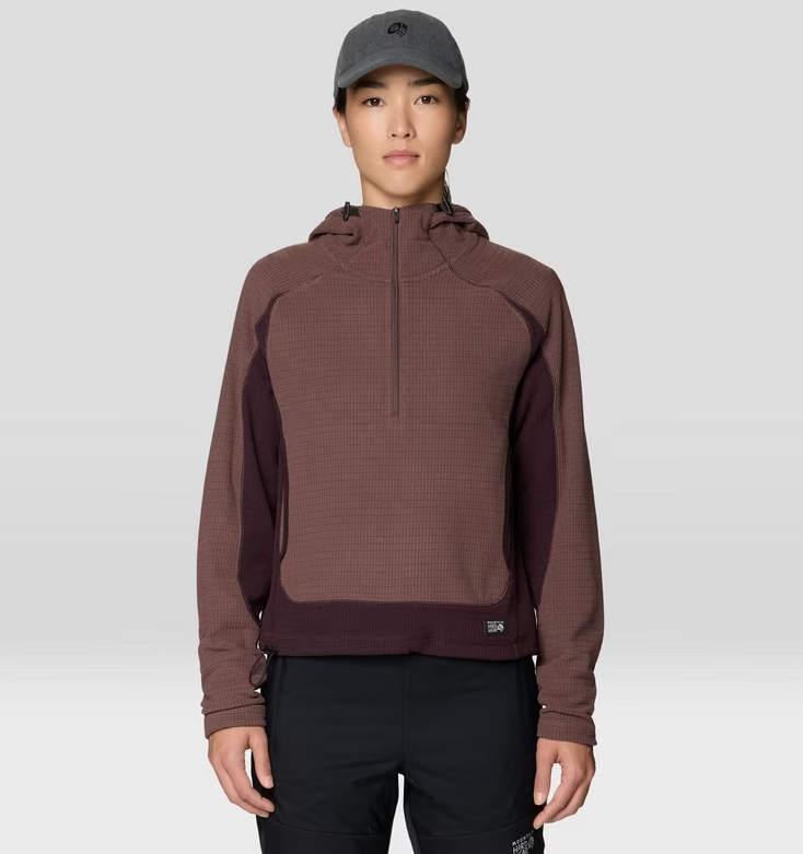 Women's Summit Grid Half Zip Hoody