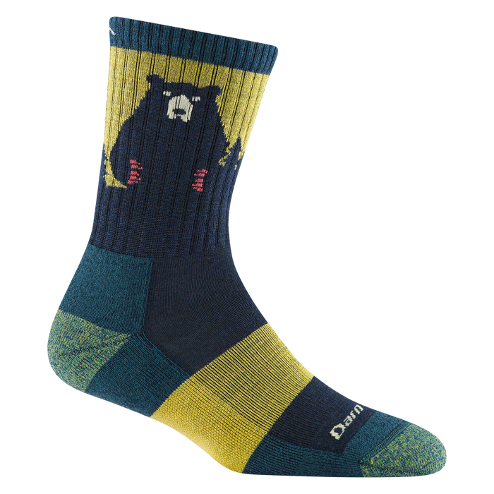 1970 Women's Bear Town Micro Crew Lightweight  Hiking Sock with Cushion